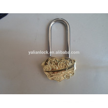 China Hot Sale Love Heart Golden Padlock